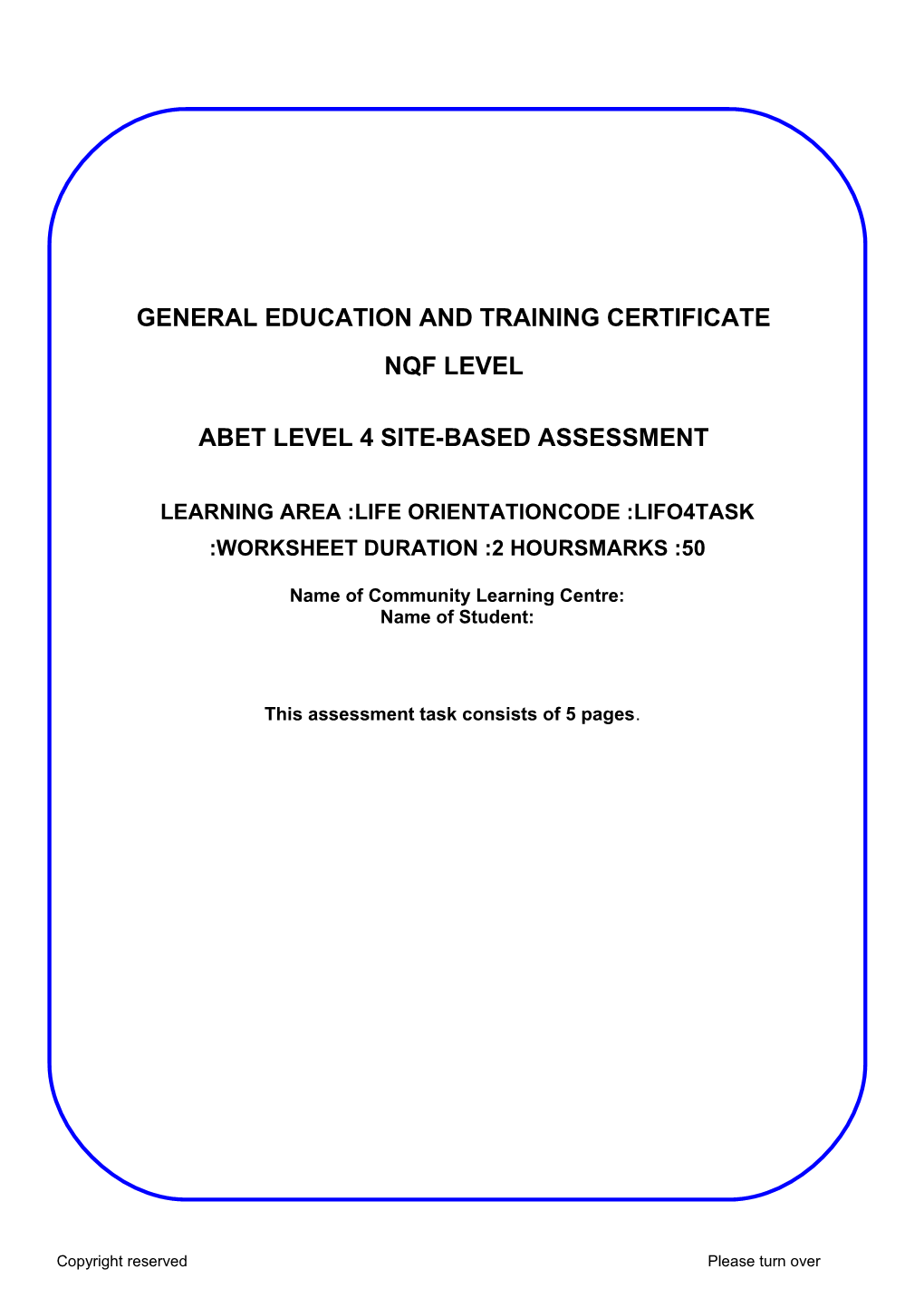 LIFO4-1-SBA Task: Worksheet 2017