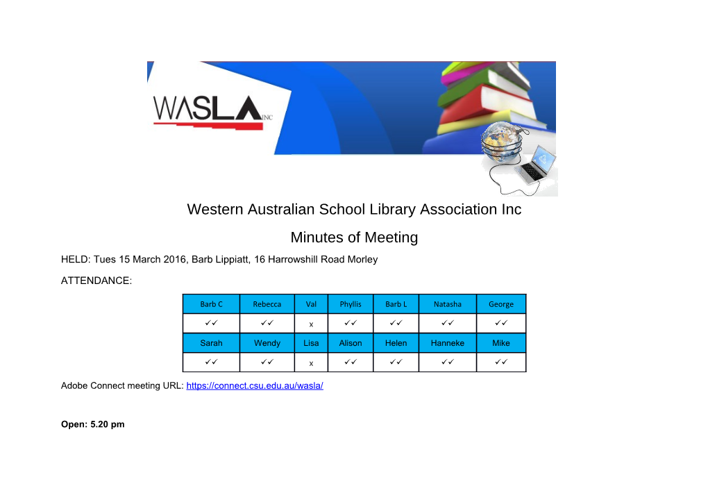 Western Australian School Library Association Inc