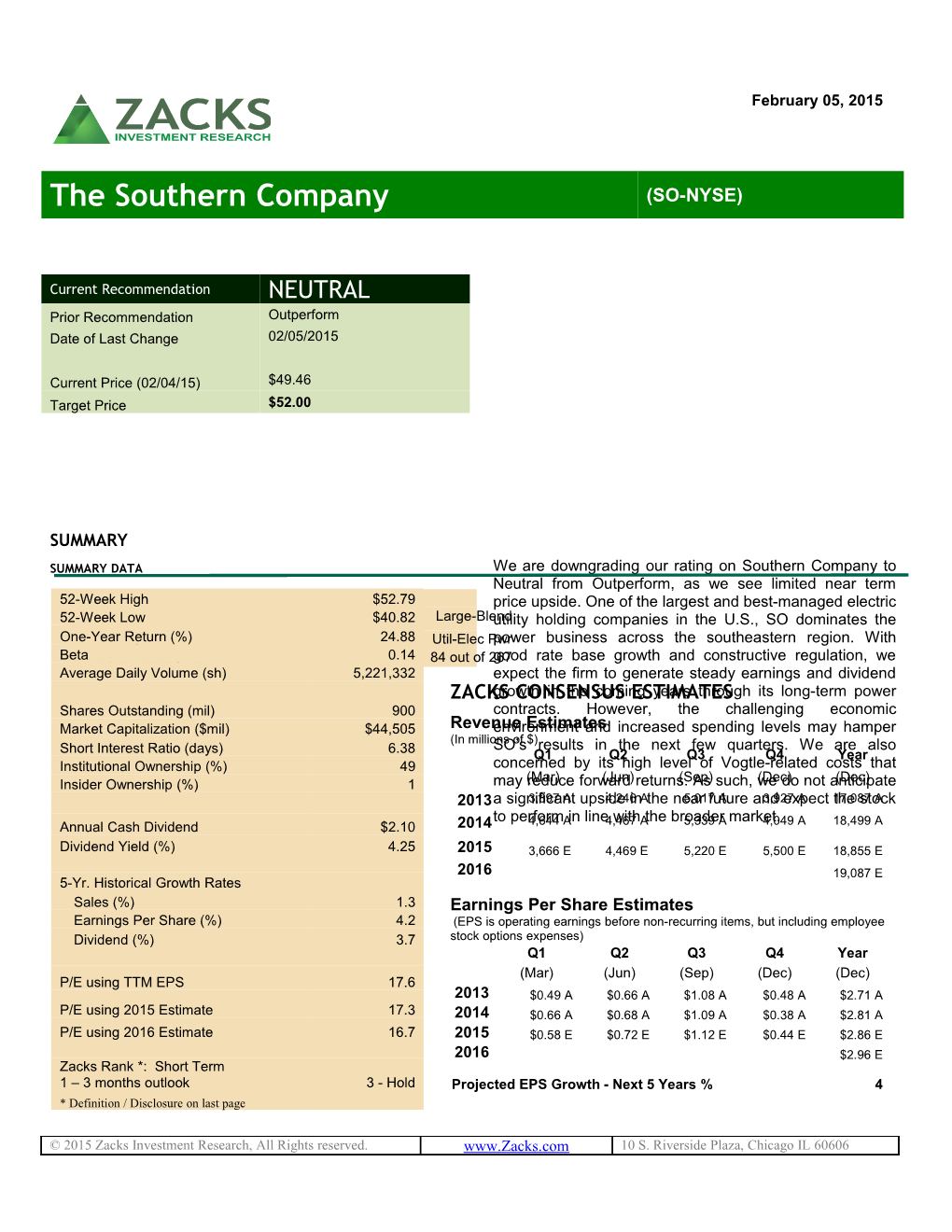 The Southern Company