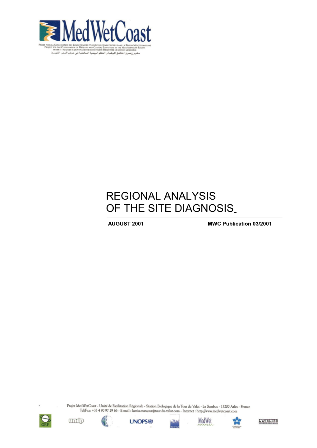 Site Diagnosis Regional Analysis