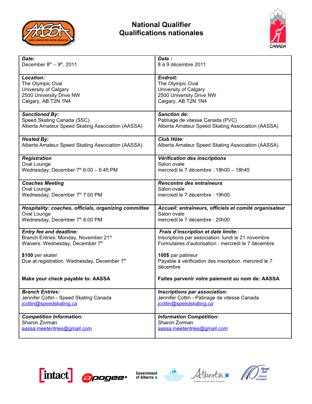 Registration Form / Formulaire D Inscription s1