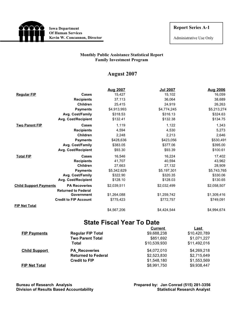 Monthly Public Assistance Statistical Report s4