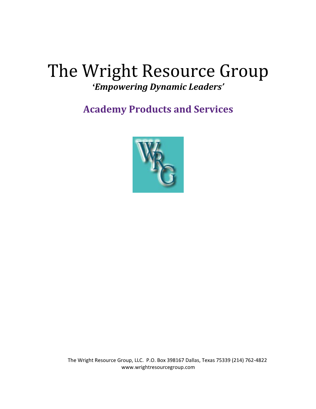 The Wright Resource Group