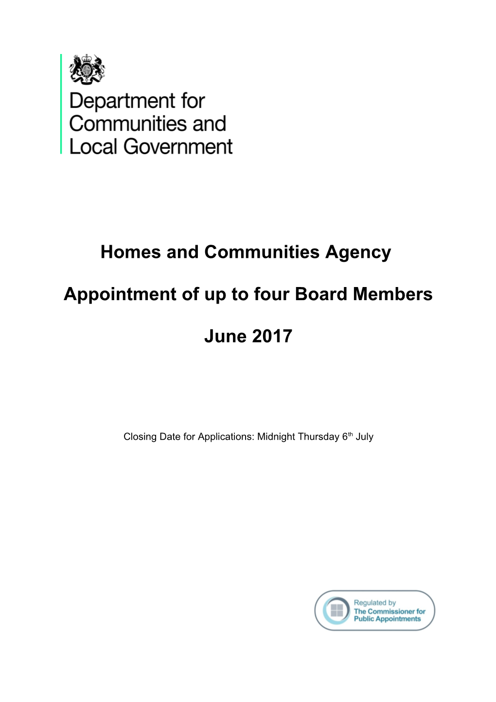 Homes and Communities Agency