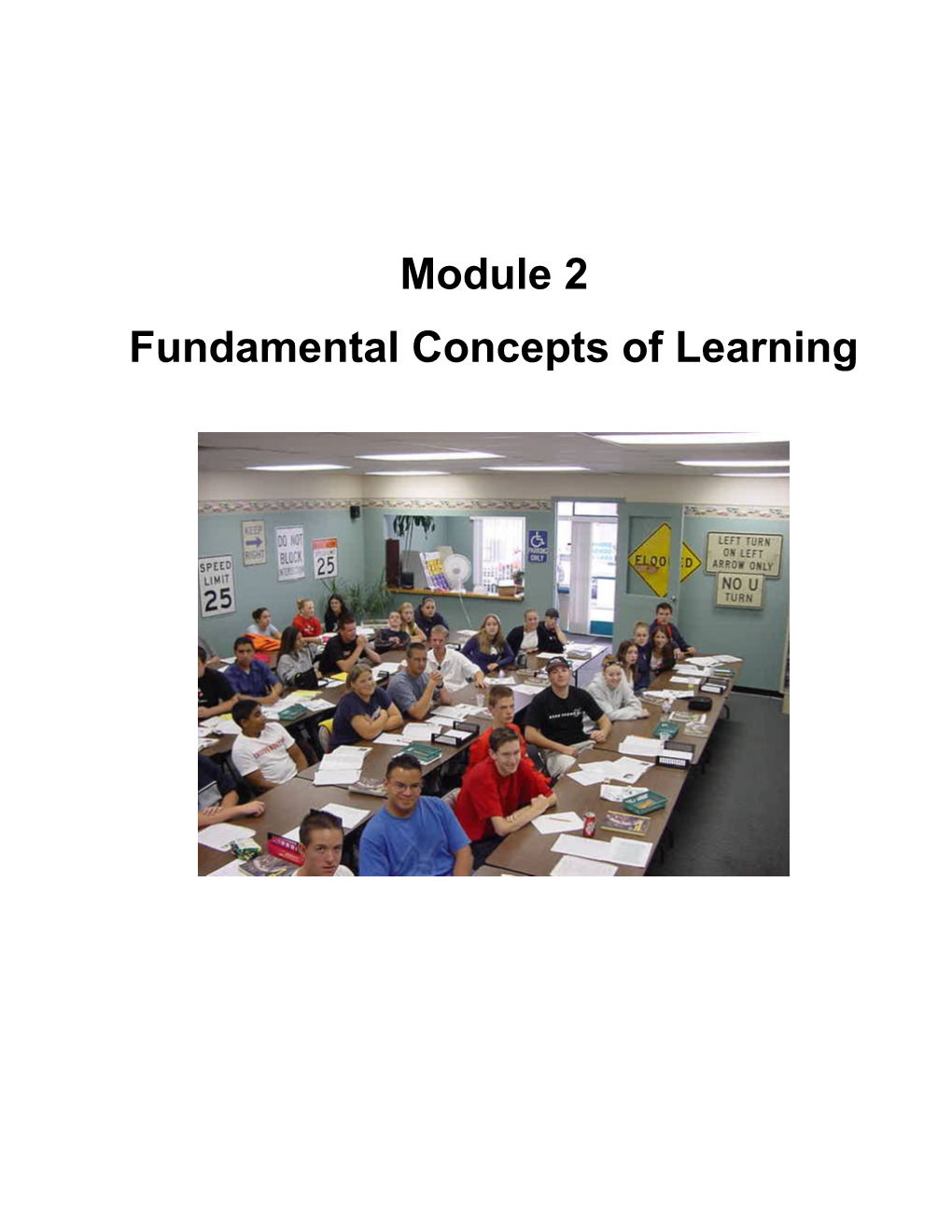 Fundamental Concepts of Learning