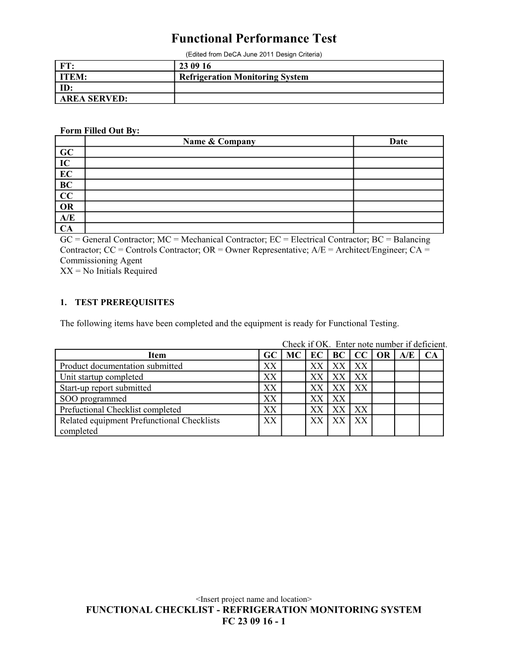 Functional Performance Test s1