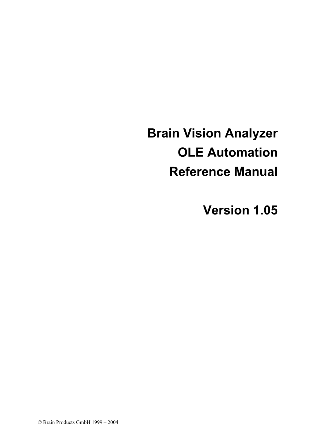 Brain Vision Analyzer