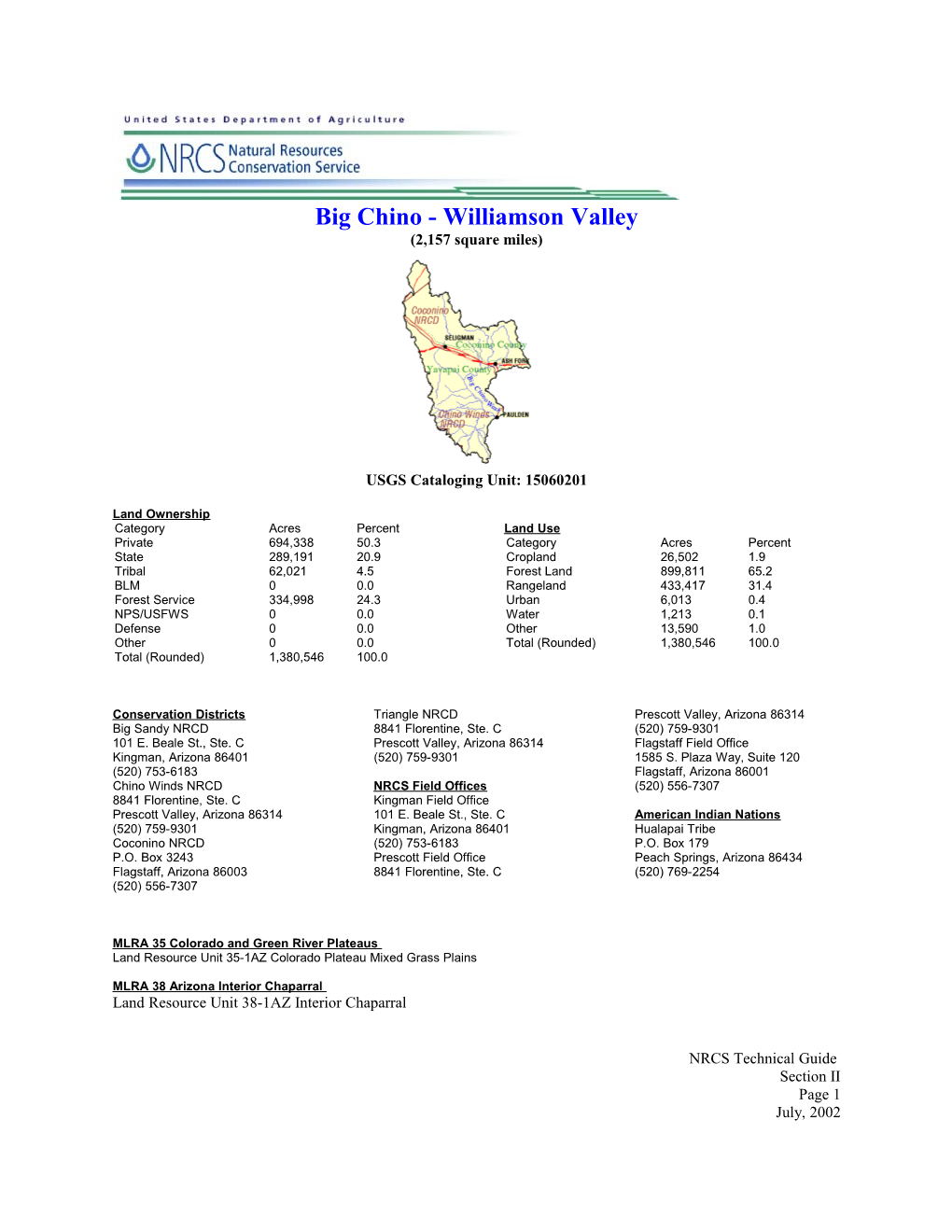 Big Chino - Williamson Valley