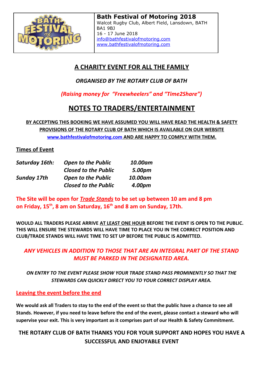A Charity Event for All the Family