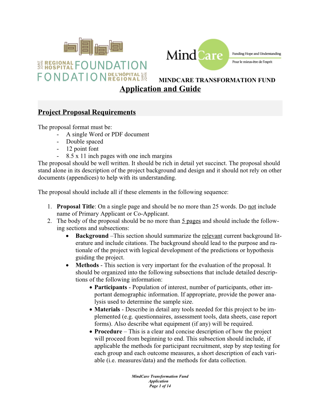 Trauma Program Research Fund (NPRF)