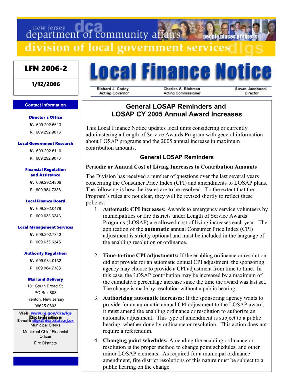 Local Finance Notice 2006-2January 12, 2006Page 1