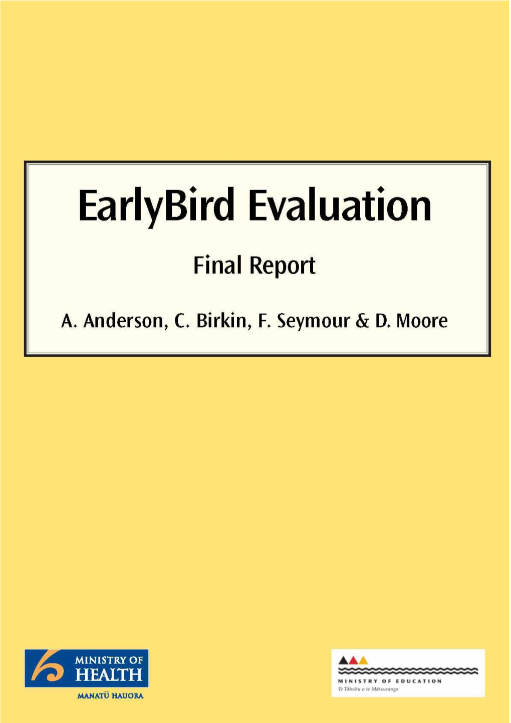 Earlybird Final Report