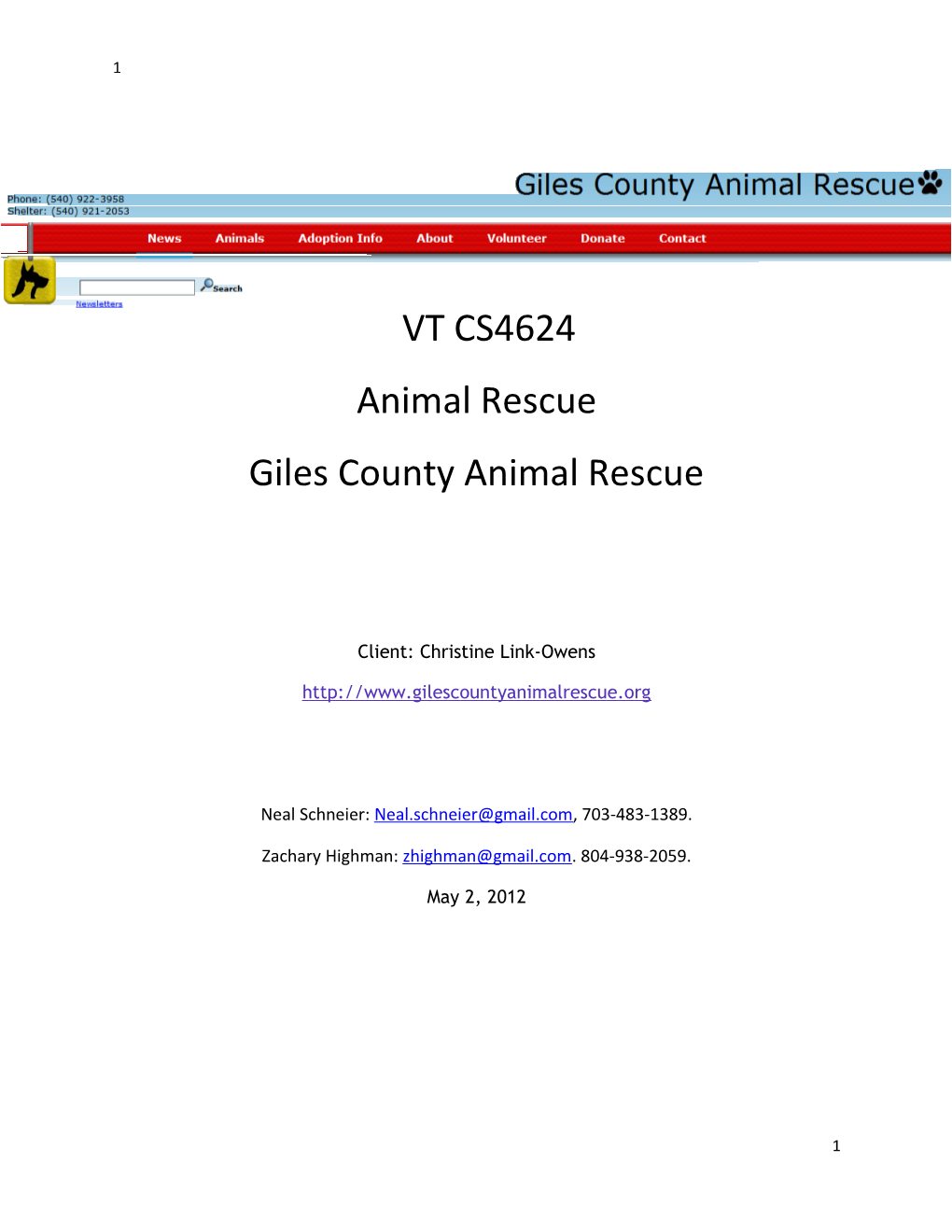 Giles County Animal Rescue