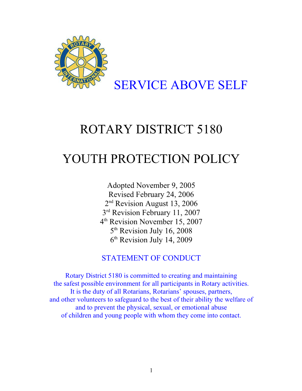 Youth Protection Officer