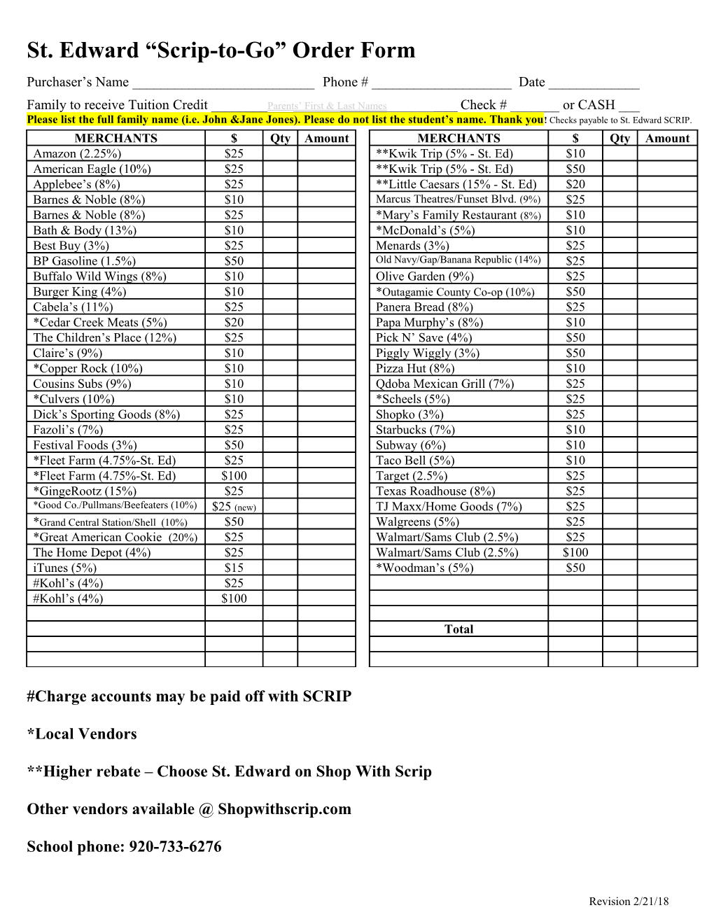 $CRIP Order Form