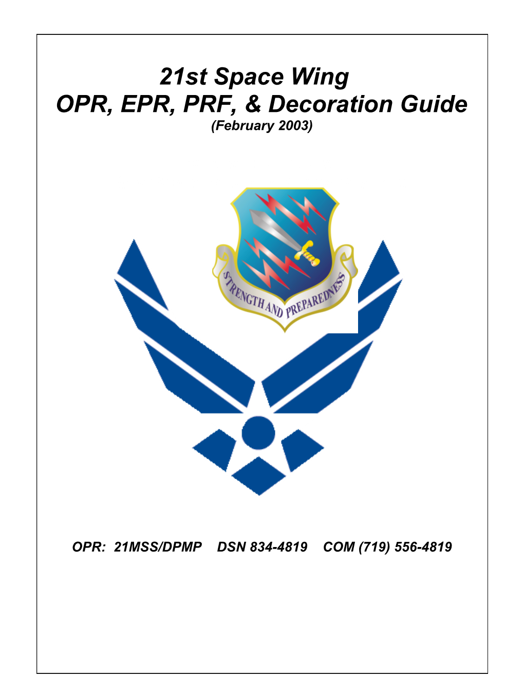 AFRS EPR Processing Procedures