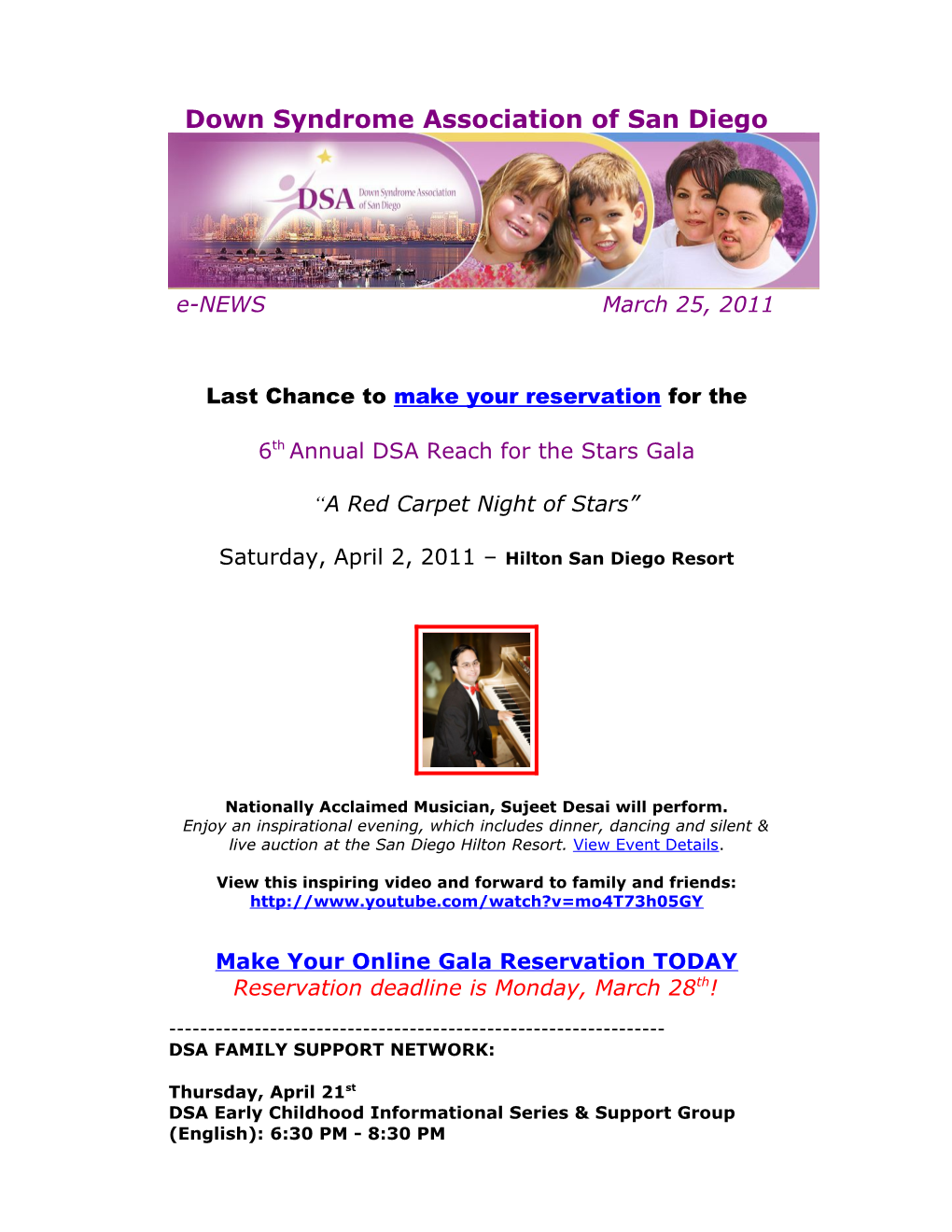 National Down Syndrome Society Affiliate News