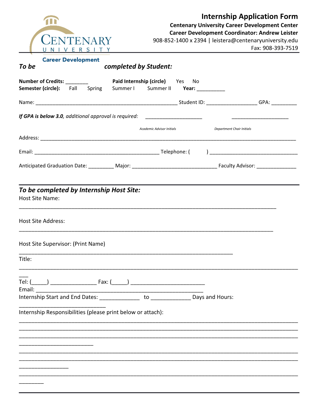 Internship Application Form s1