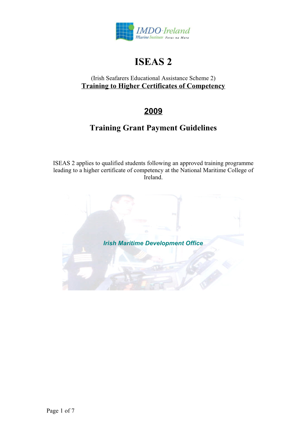 Training to Higher Certificates of Competency