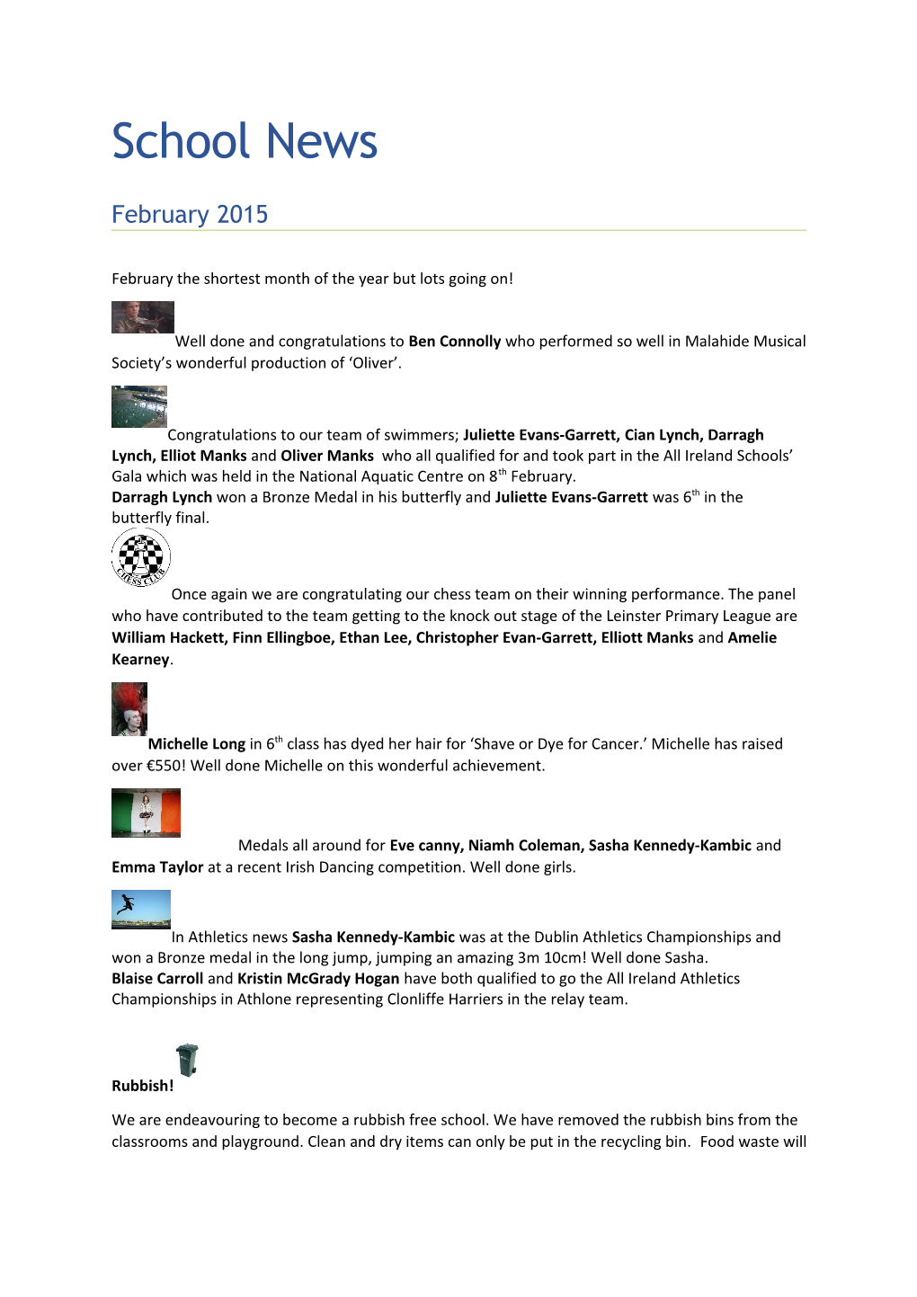 February the Shortest Month of the Year but Lots Going On!