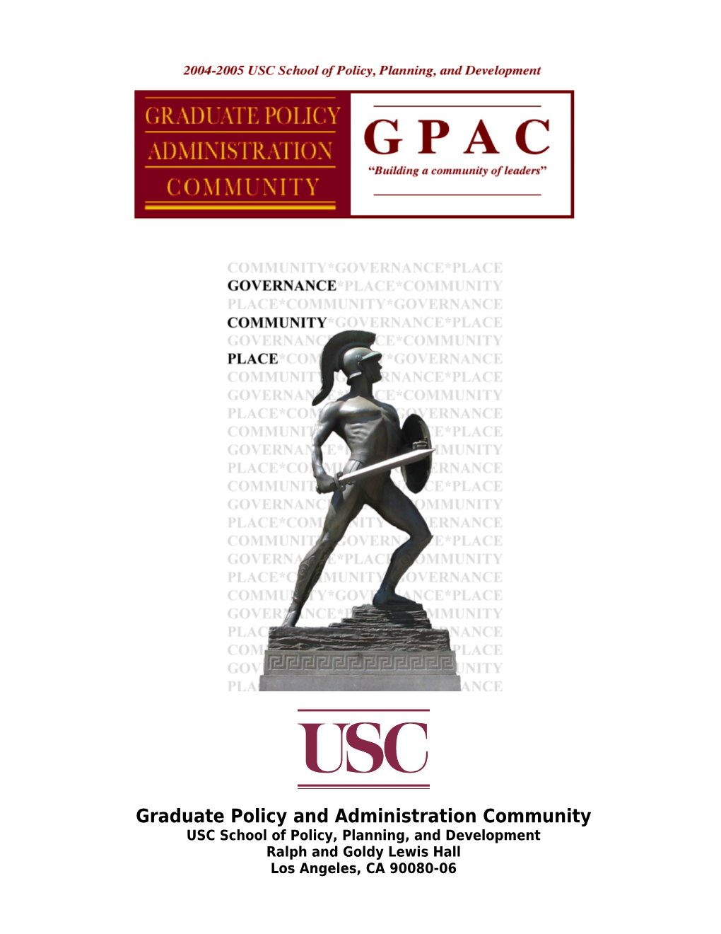 Graduate Policy and Administration Community