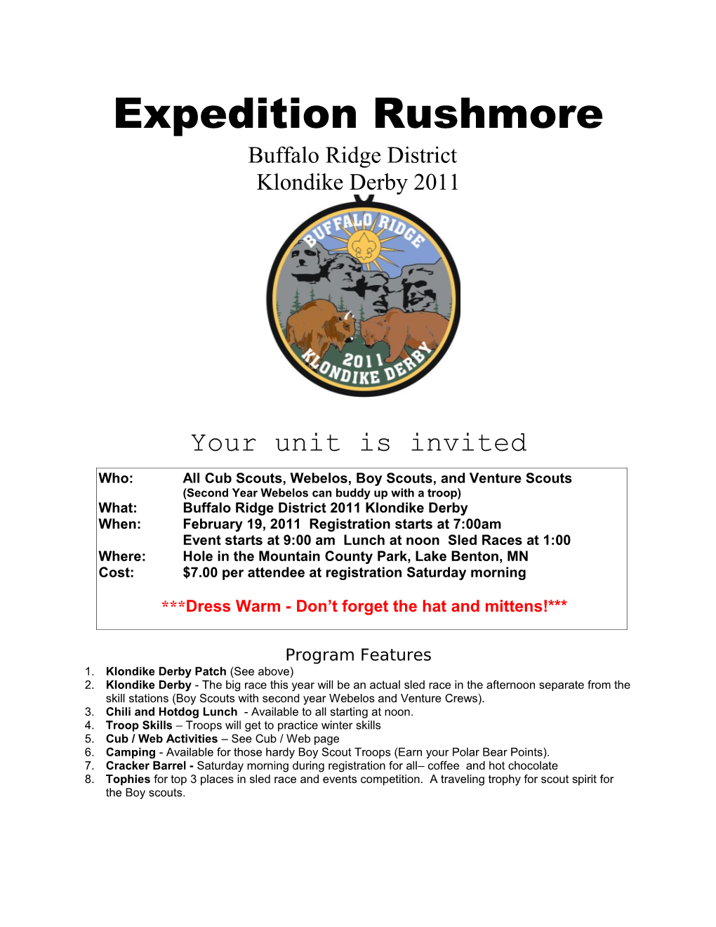 Expedition Rushmore