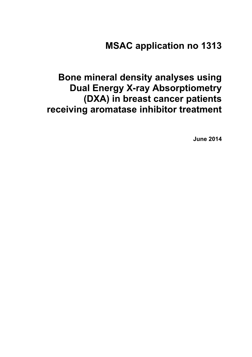 MSAC Assessment Report Template