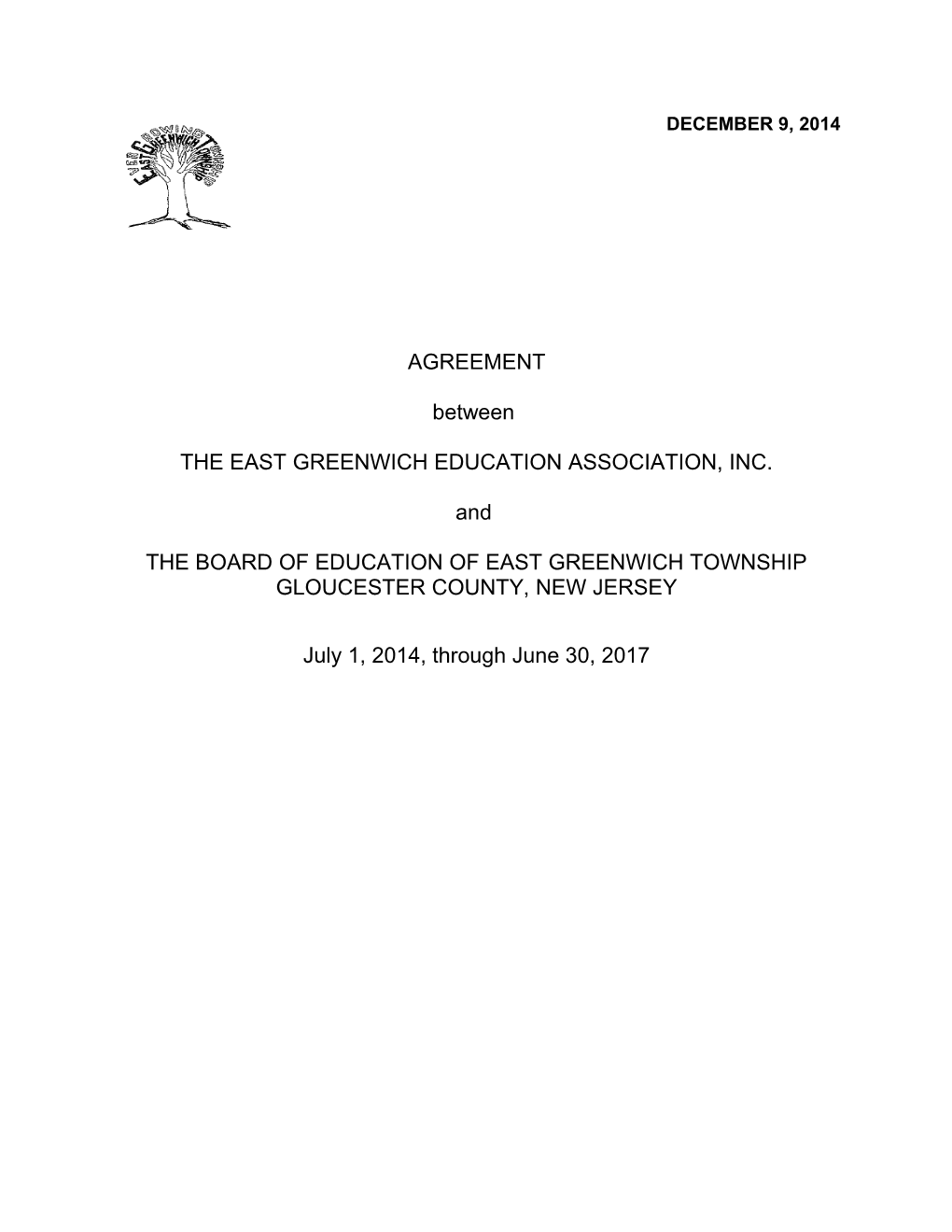 The East Greenwich Education Association, Inc
