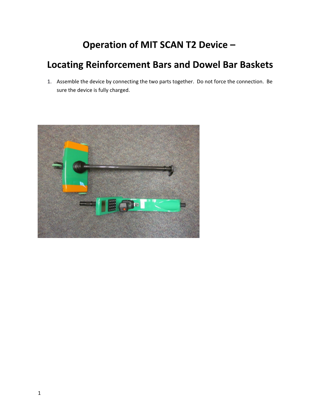 Locating Reinforcement Bars and Dowel Bar Baskets