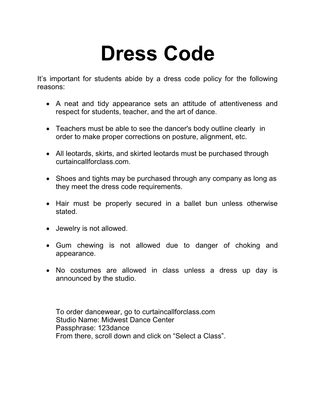 It S Important for Students Abide by a Dress Code Policy for the Following Reasons
