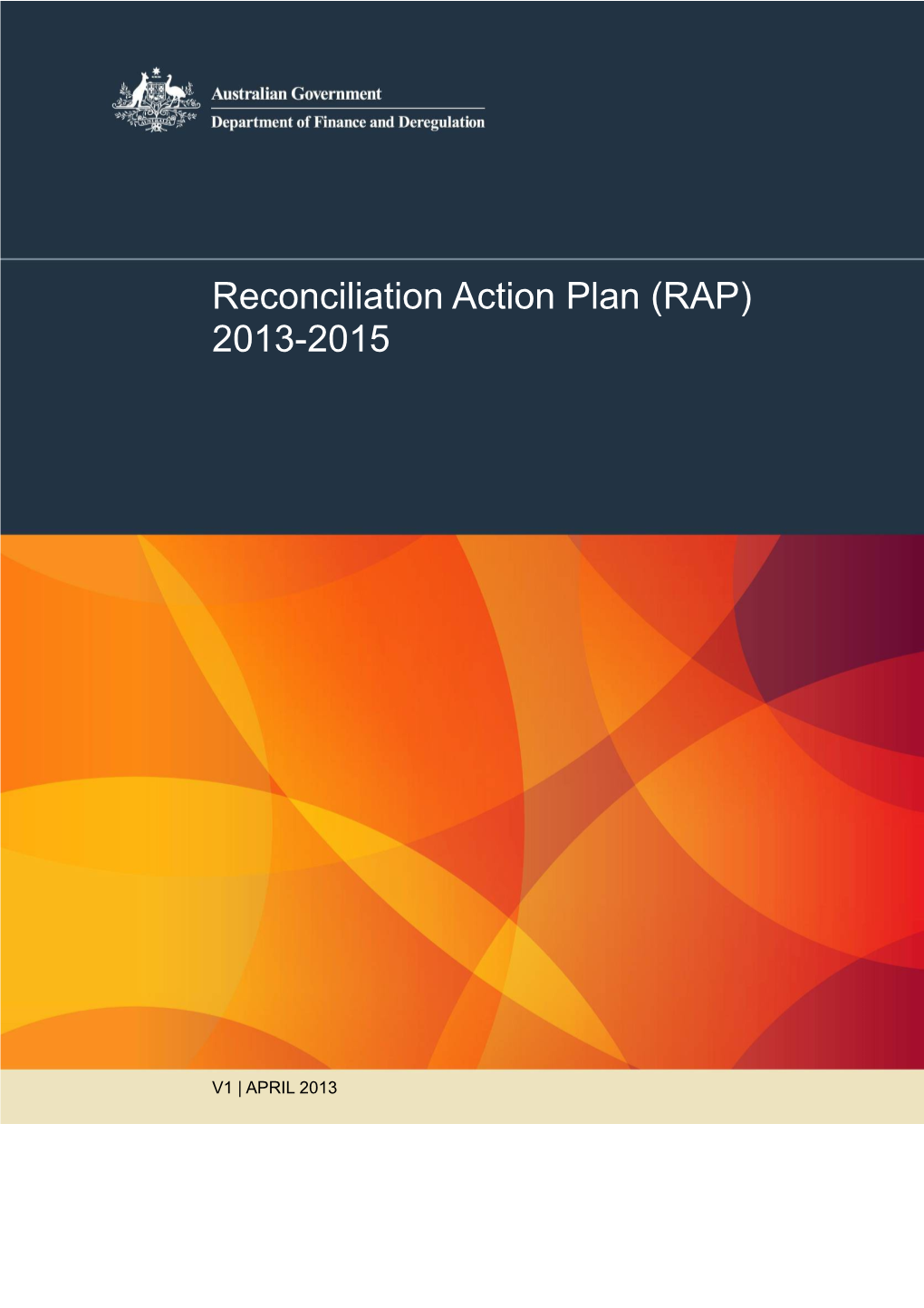 Reconciliation Action Plan (RAP) 2013-2015