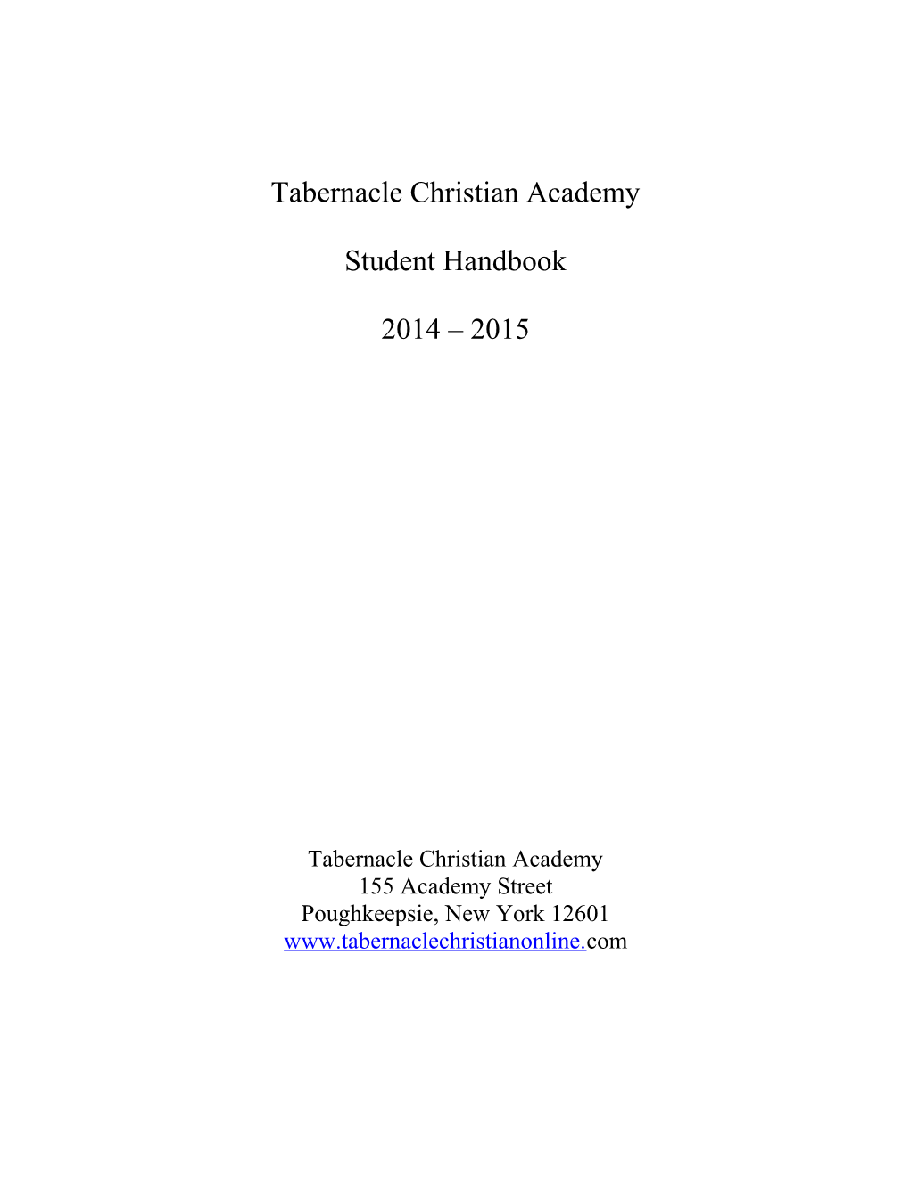 Tabernacle Christian Academy s1