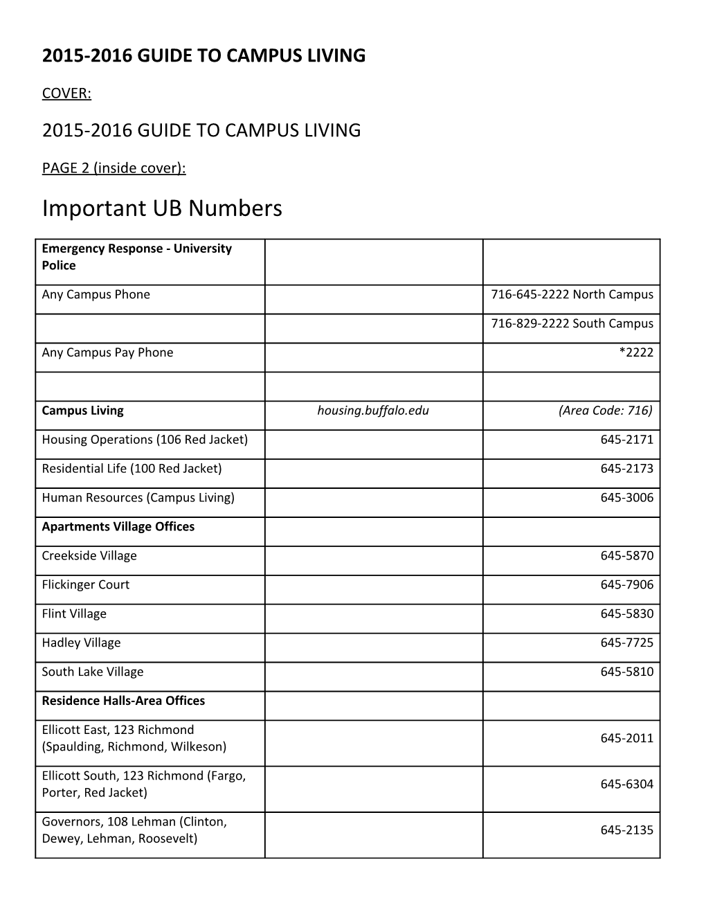 2015 Guide To Campus Living (WORD)