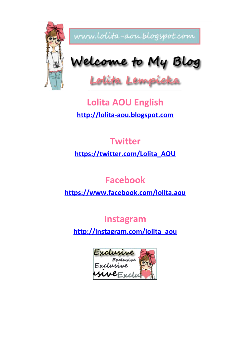 Lolita AOU English s1