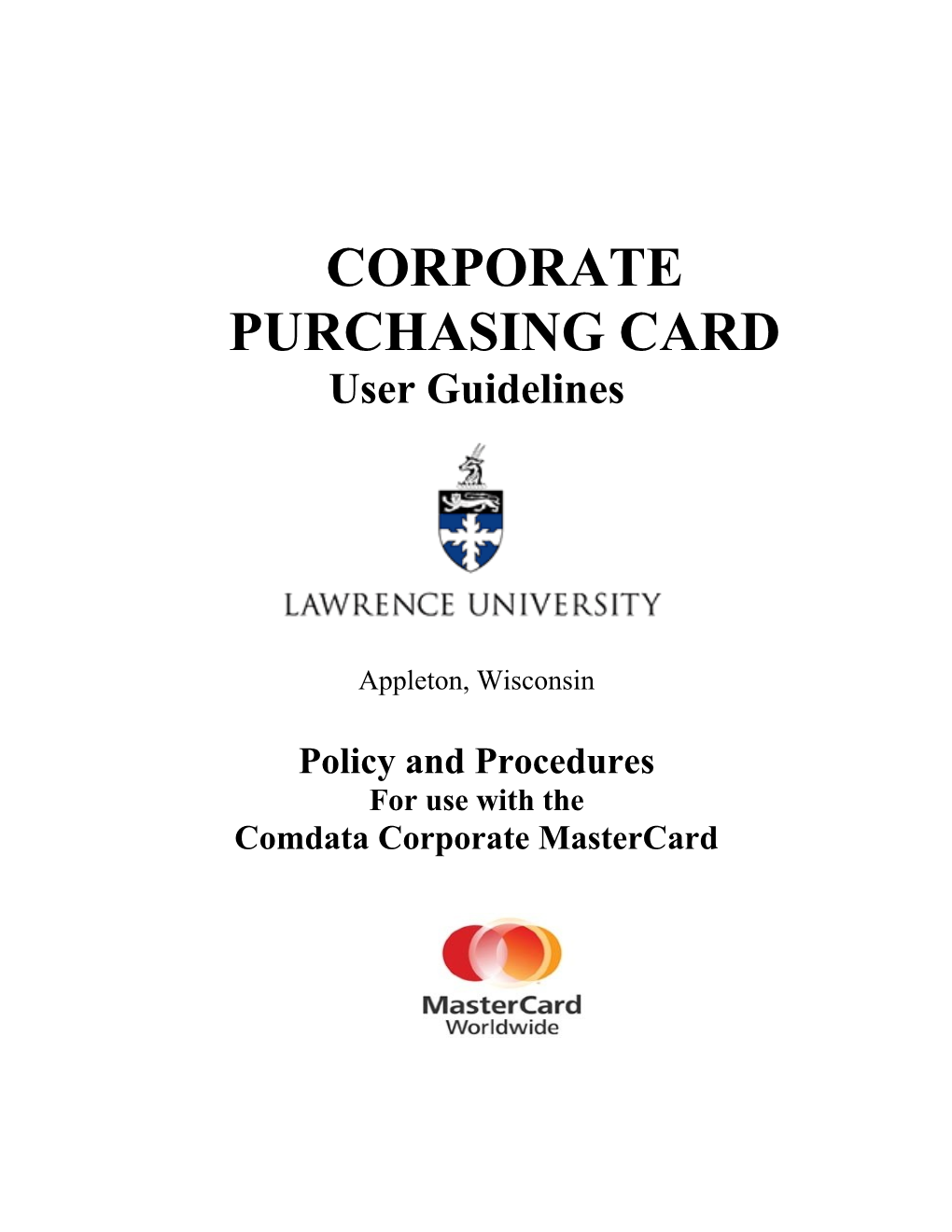 Purchasing Card