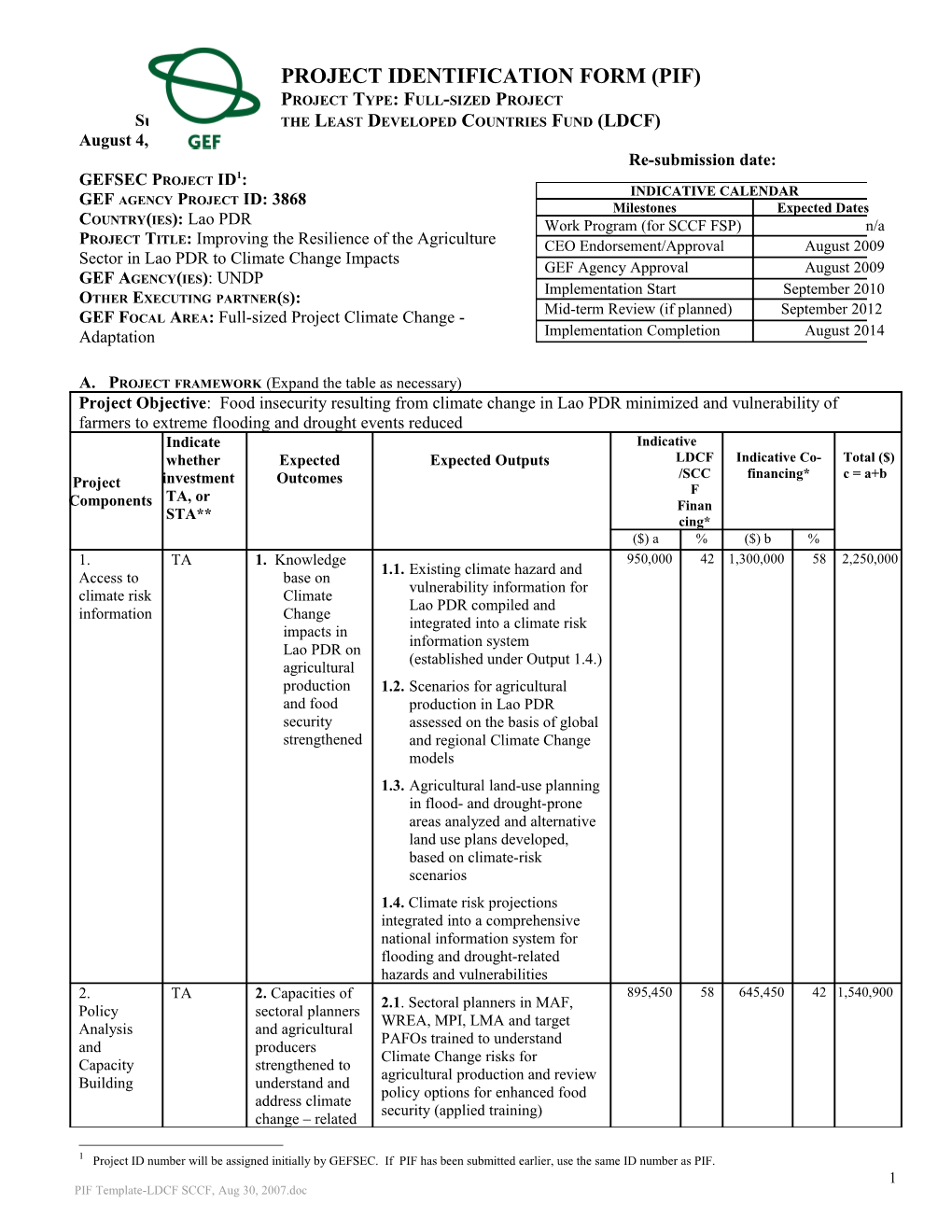 Financing Plan (In Us$) s37