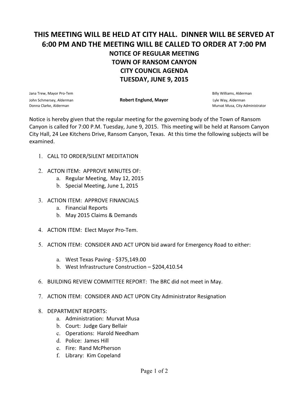 Notice of Meeting s14