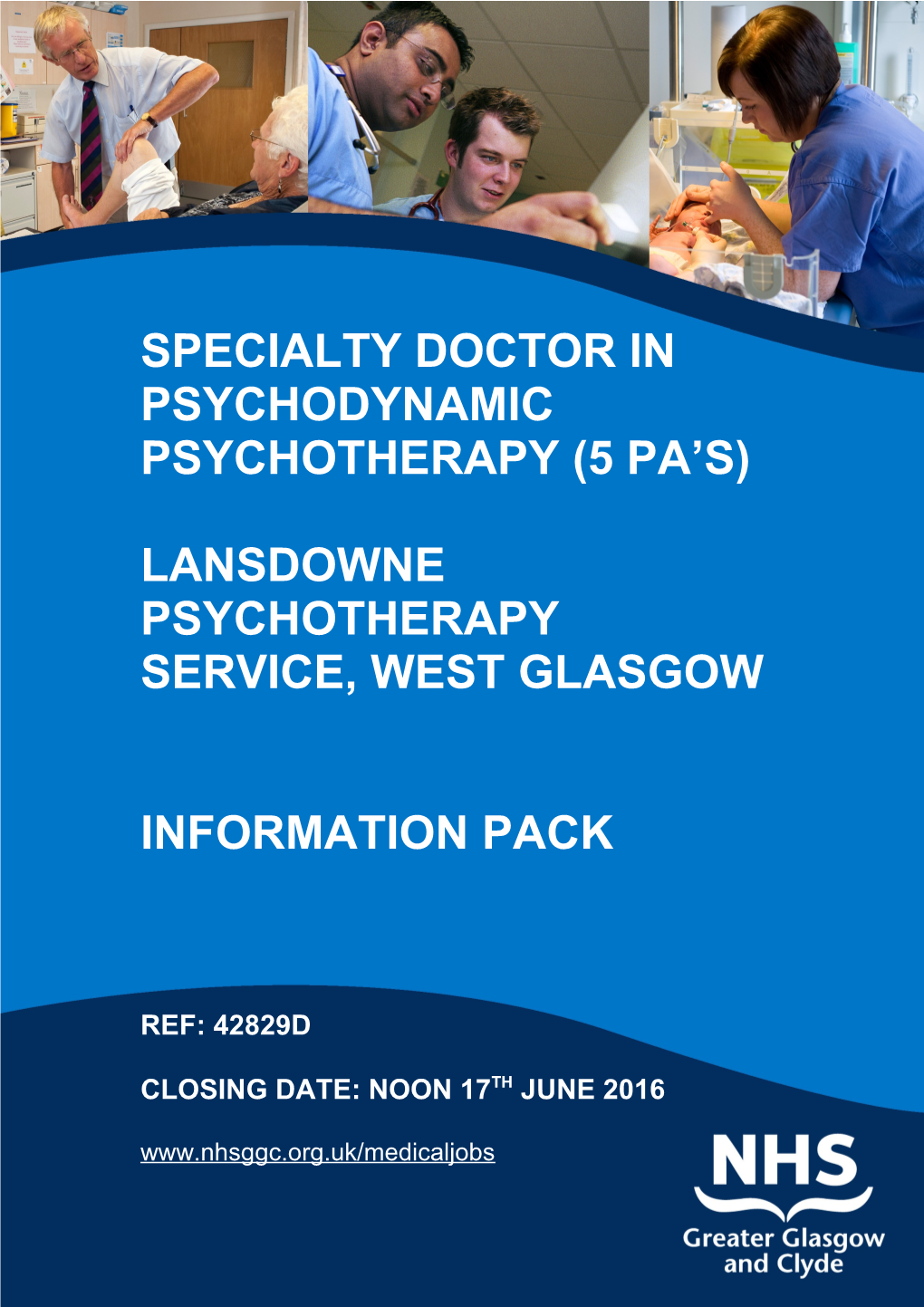 Specialty Doctor in Psychodynamic Psychotherapy (5 Pa S)