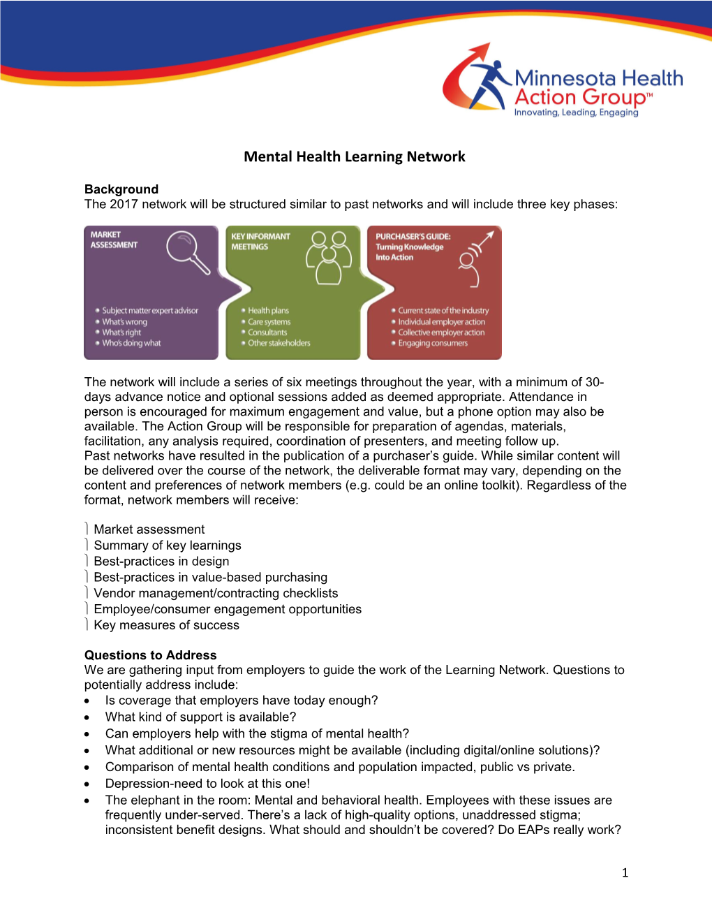 Mental Health Learning Network