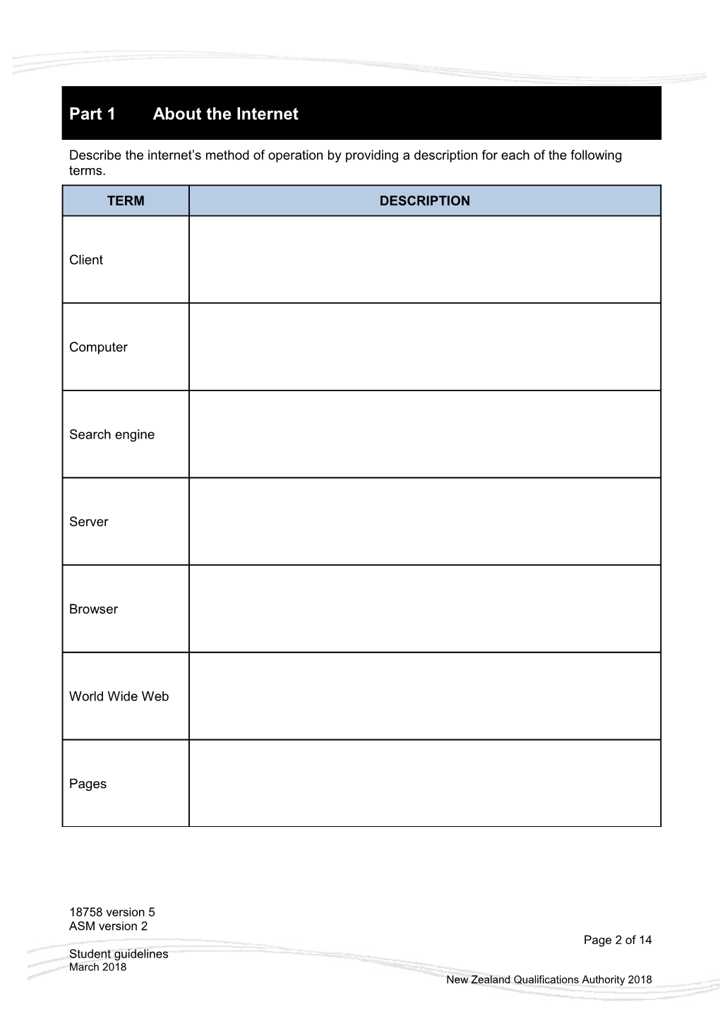 This Assessment Activity Requires You to Show That You Can