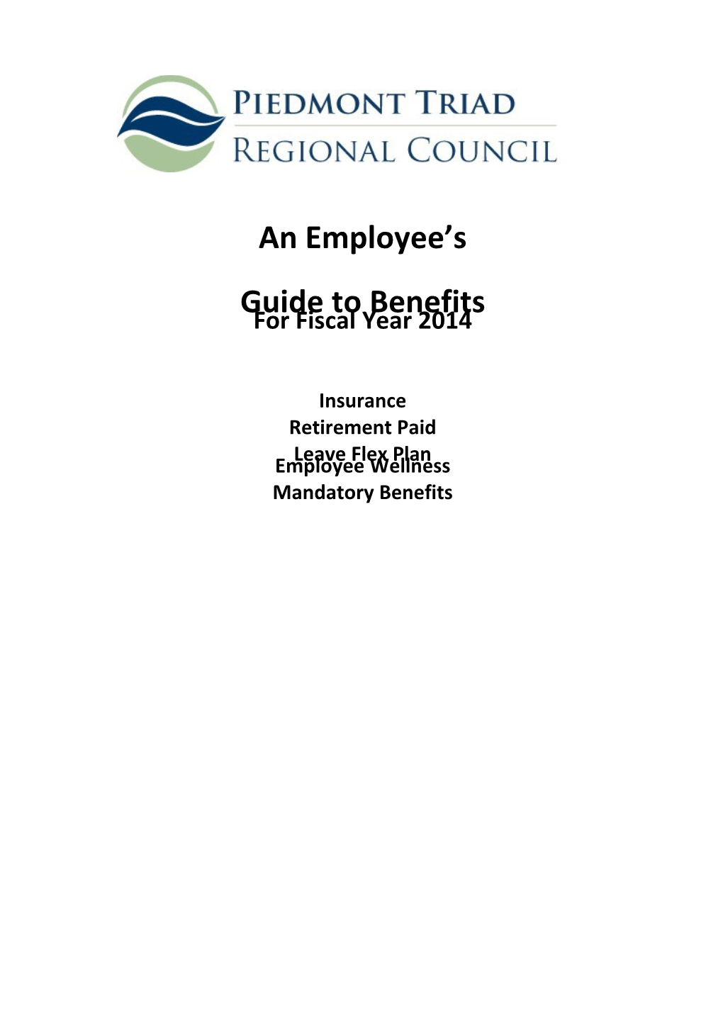 Employee Guide to Benefits 2014 - 2