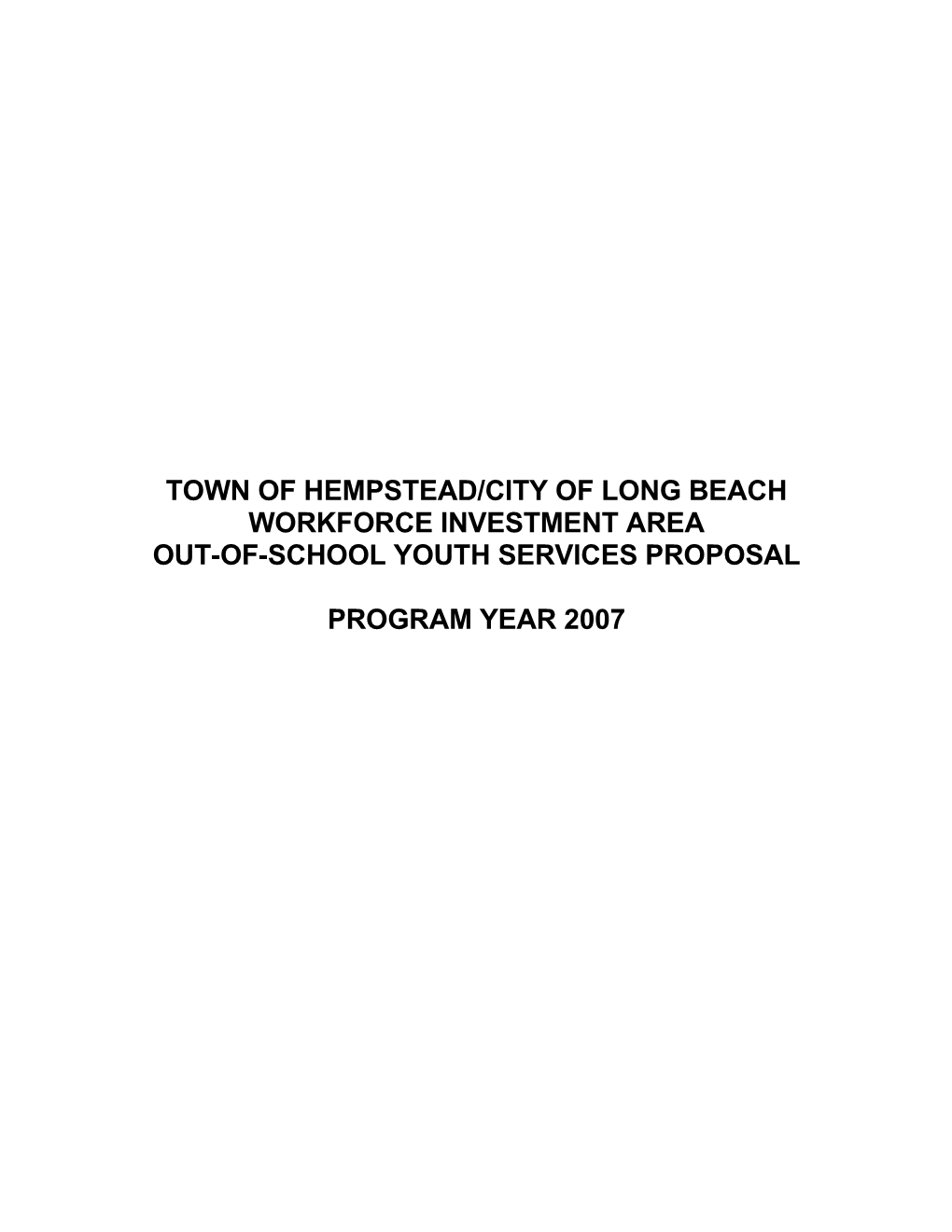 Town of Hempstead/City of Long Beach