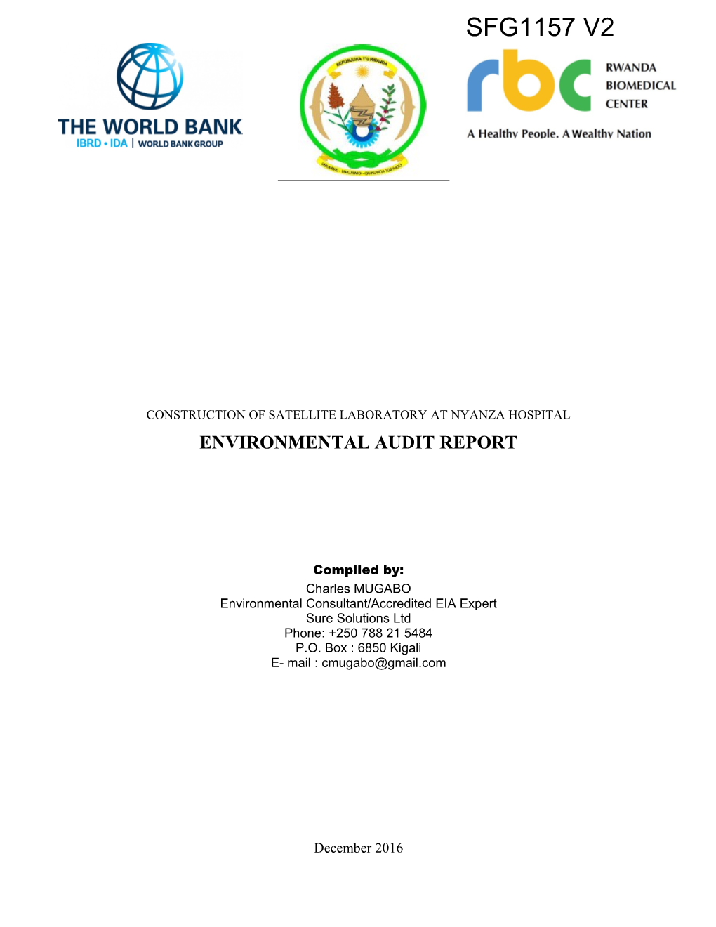Environmental Management Framework (EMF)