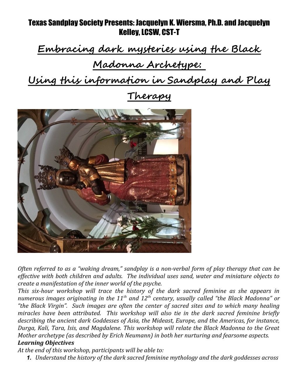 Embracing Dark Mysteries Using the Black Madonna Archetype