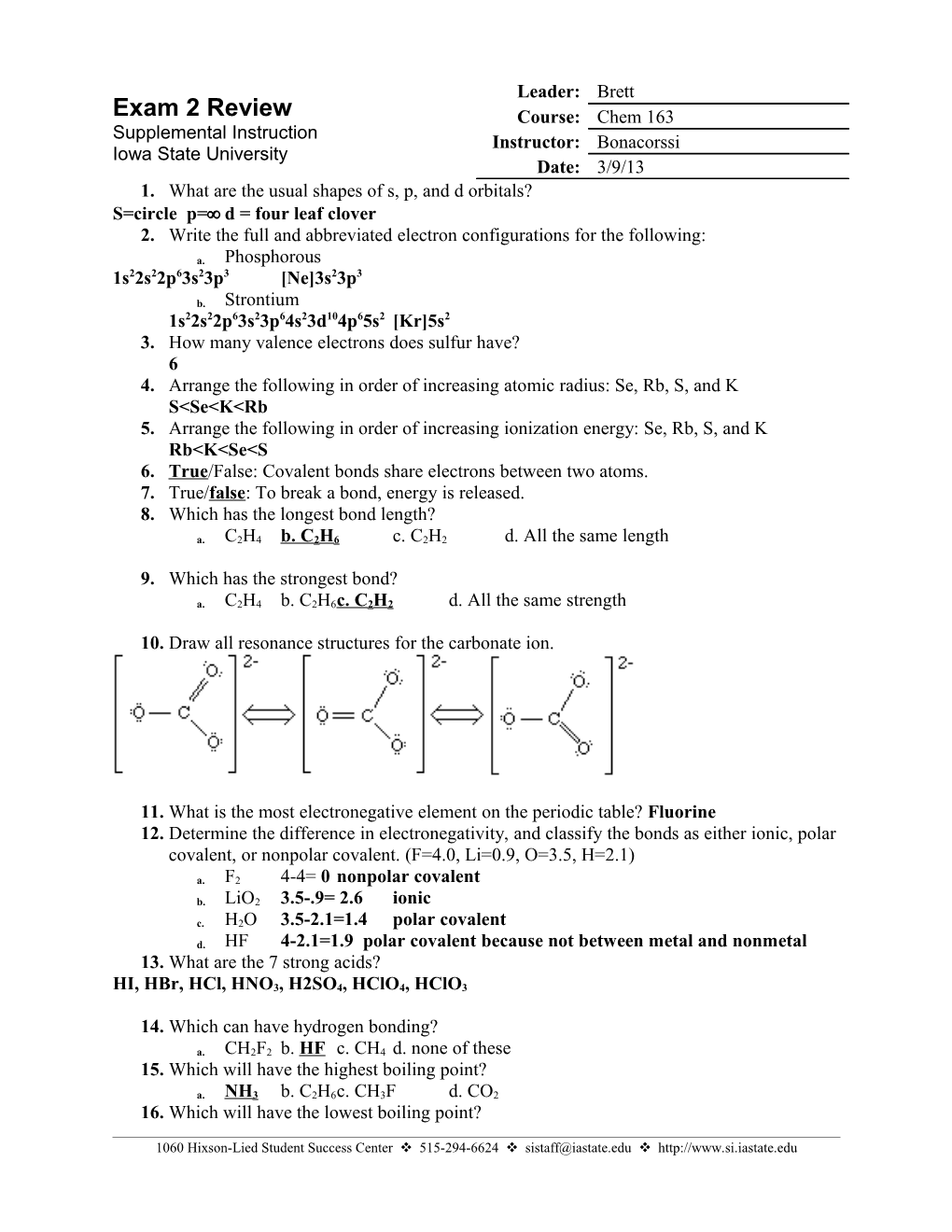 1. What Are the Usual Shapes of S, P, and D Orbitals?