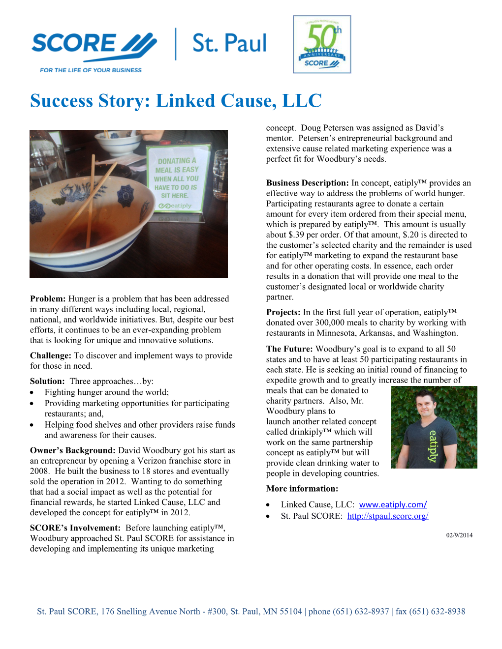 Success Story: Linked Cause, LLC