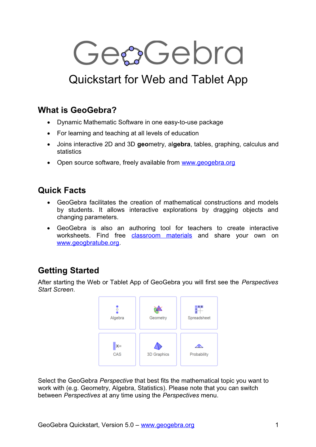 Quickstart for Web and Tablet App