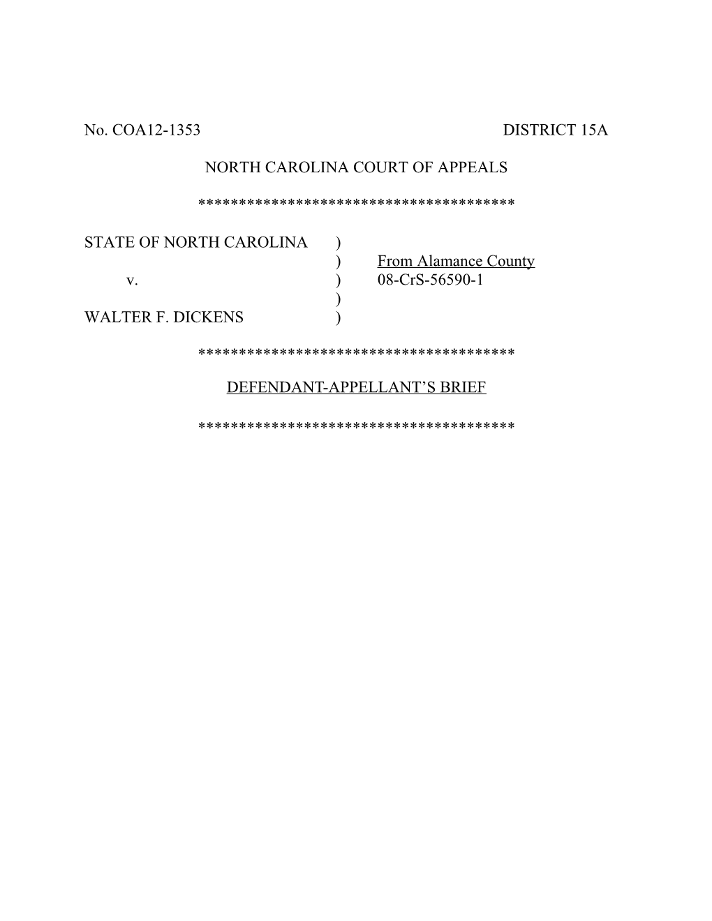 Statement of the Grounds for Appellate Review
