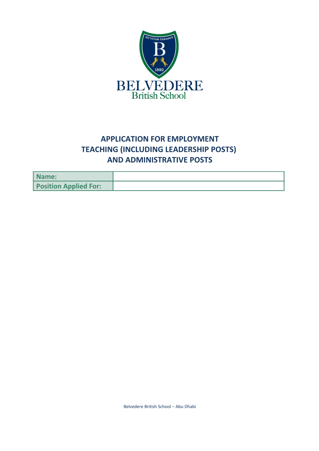 Application for Employment s37