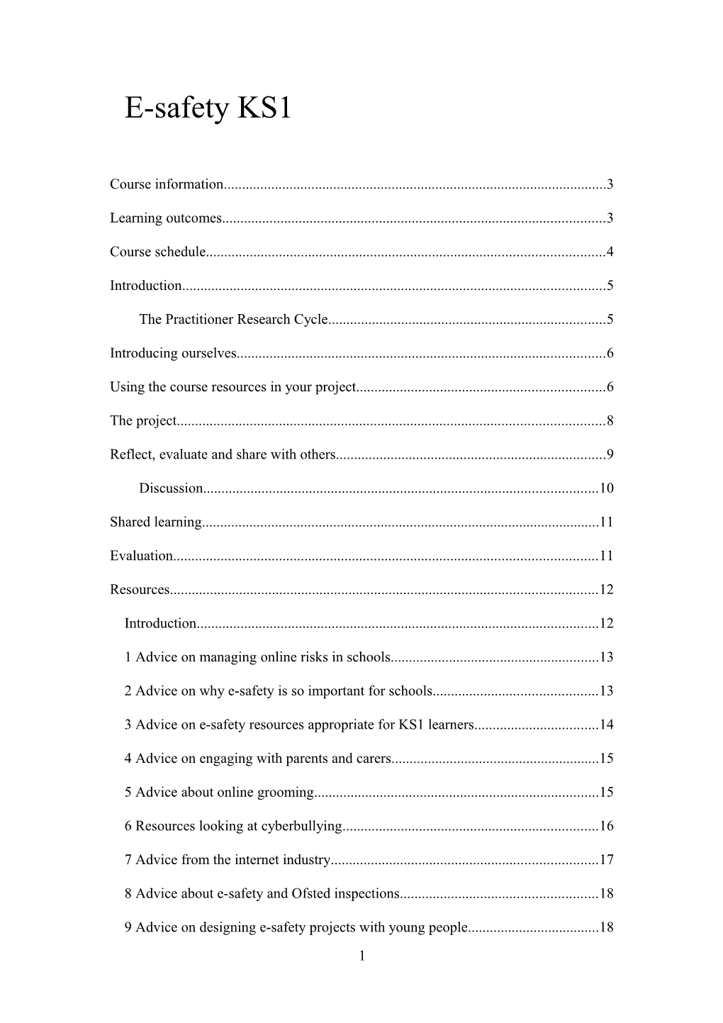 Course Information 3